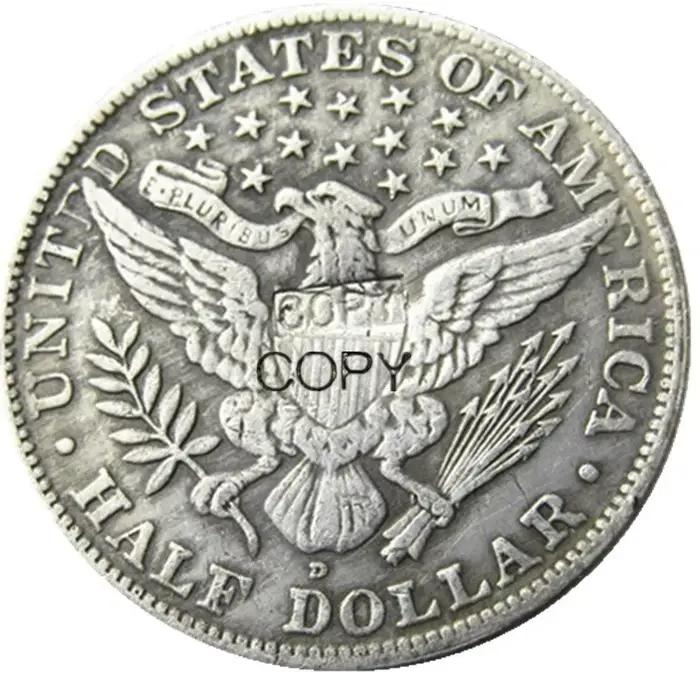 Ensemble complet américain de (1905-1916)-D, 10 pièces, pièce de monnaie de décoration plaquée argen