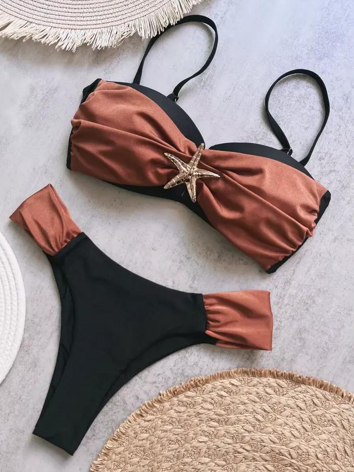 Micro Bikini 2026 Sexy pour Femme, Maillot de Bain Push-Up, Ensemble Bikini Sexy, Biquini Brésilien,
