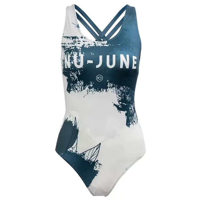 NuJune-Maillot de bain une pièce pour femme, sexy, triangle, pour surf, bord de mer, piscine, exclus