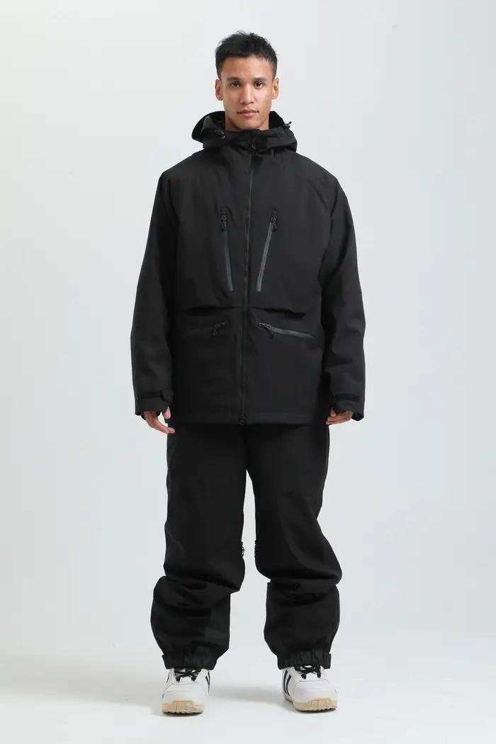 2025 GSOU SNOW tenue de ski pour hommes Sports de plein air d'hiver Double planche chaud respirant i