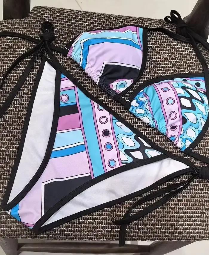 Nouvelle collection 2026 : Ensembles de maillots de bain pour femmes, style jupe, de marque de créat