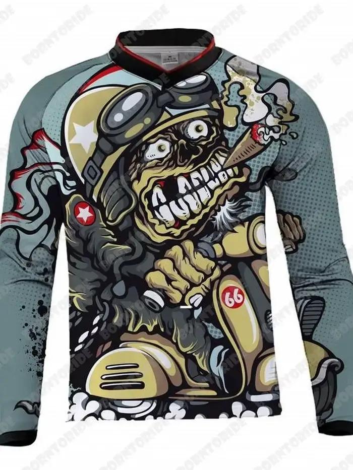 T-shirt de Moto XC, maillot de Moto XC, maillot de Moto XC BMX DH vtt, vêtements d'été