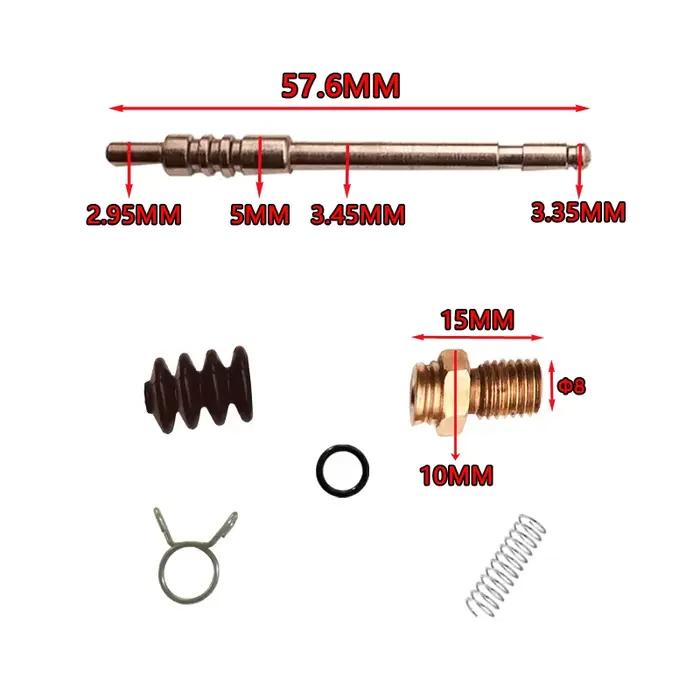 PIAGGIO 125 kit de reconstruction de carburateur membrane coulissante à membrane BYQ125T accessoires