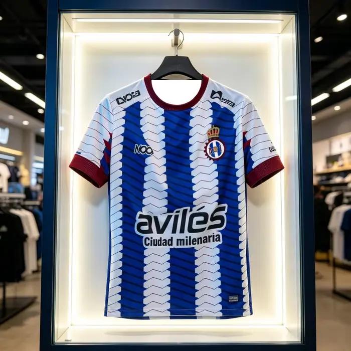 Maillot de football Real Avilés Espagne 2026 – T-shirt homme à séchage rapide, respirant 3D, spécial