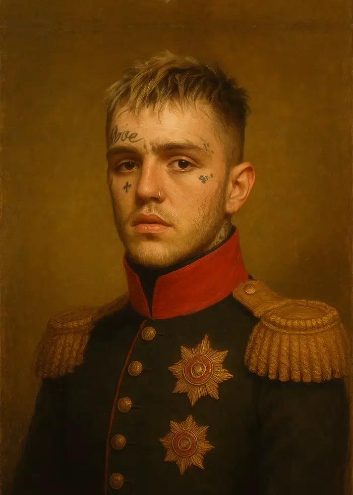 Affiches d'art de Portrait d'album de chanteur Pop Rap Lil Peep moderne, impression sur toile, peint