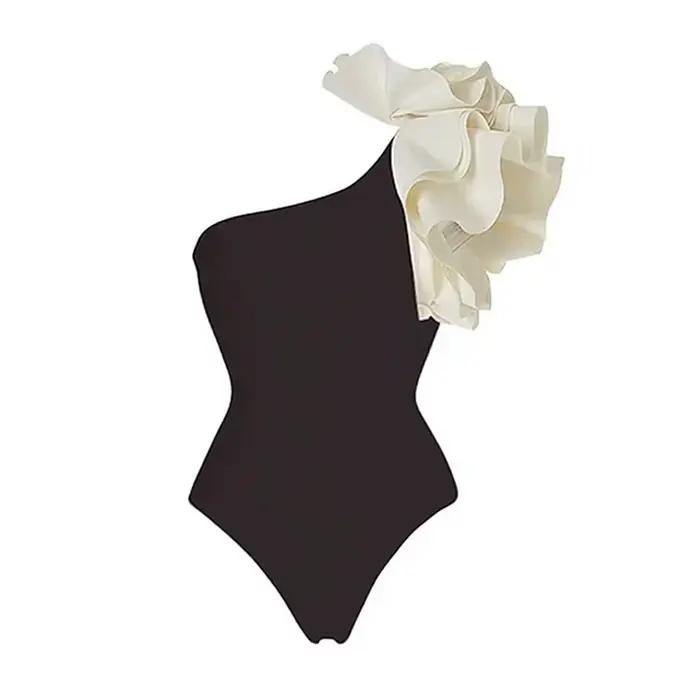 Nouveau Maillot de Bain Une Pièce Luxe Femme 2026 – Monokini Bodysuit avec Ceinture pour la Plage – 