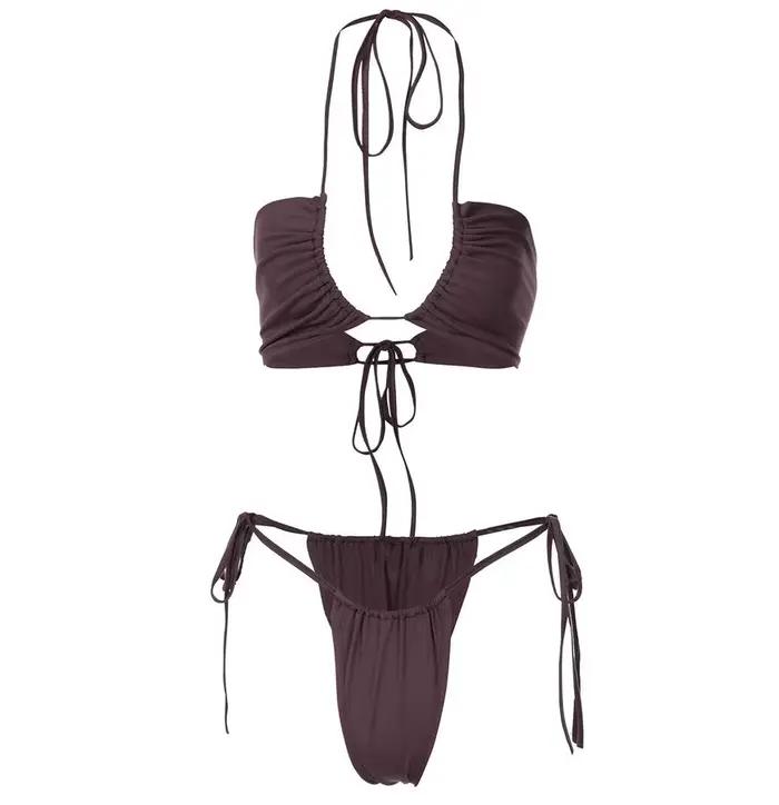 Yiiciovy – maillot de bain Sexy pour femmes, Bikini, ensemble deux pièces, soutien-gorge avec culott