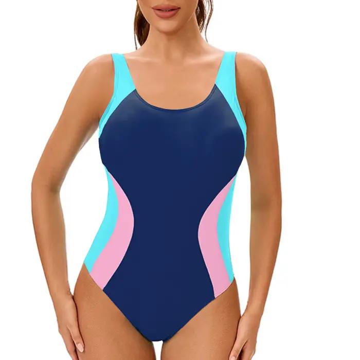 Maillot de bain une pièce, sexy, dos nu, avec poitrine, pour femme, ensemble deux pièces, pour le sp