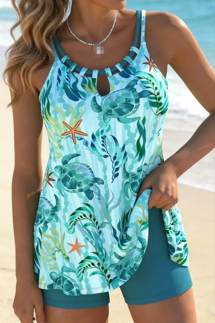 Maillot de bain deux pièces élégant, amincissant, conservateur, pour vacances, grande taille, pour f