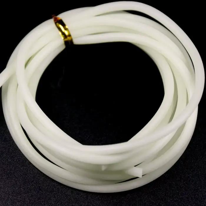 Tubes de protection lumineux en silicone pour la pêche, 5 tailles, pour la pêche légère
