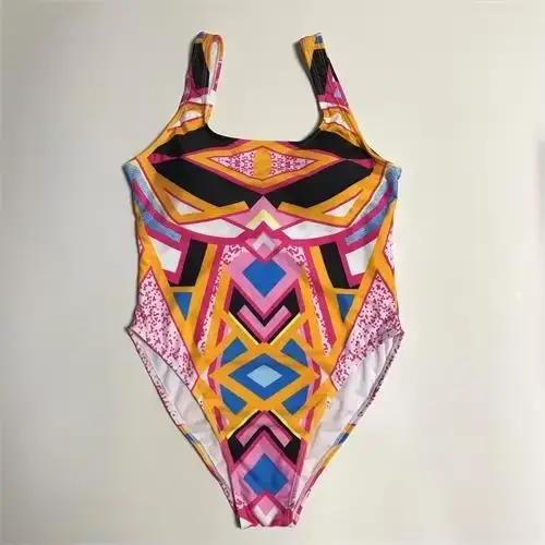 Maillot de bain une pièce grande taille pour femme, monokini surdimensionné, tenue de plage, 4XL