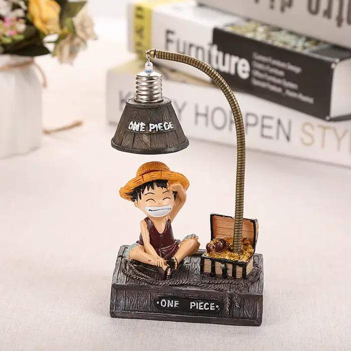 Figurines d'anime One Piece Luffy Chopper avec lampe de nuit, décoration d'intérieur, ornement Kawai