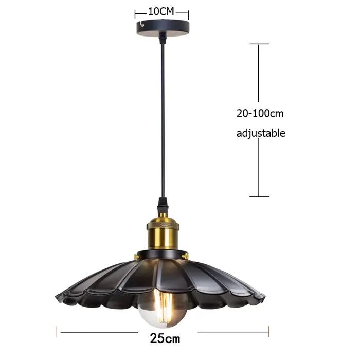 Plafonnier suspendu moderne doré avec lanterne verte, design suspendu pour cuisine, île, chambre à c