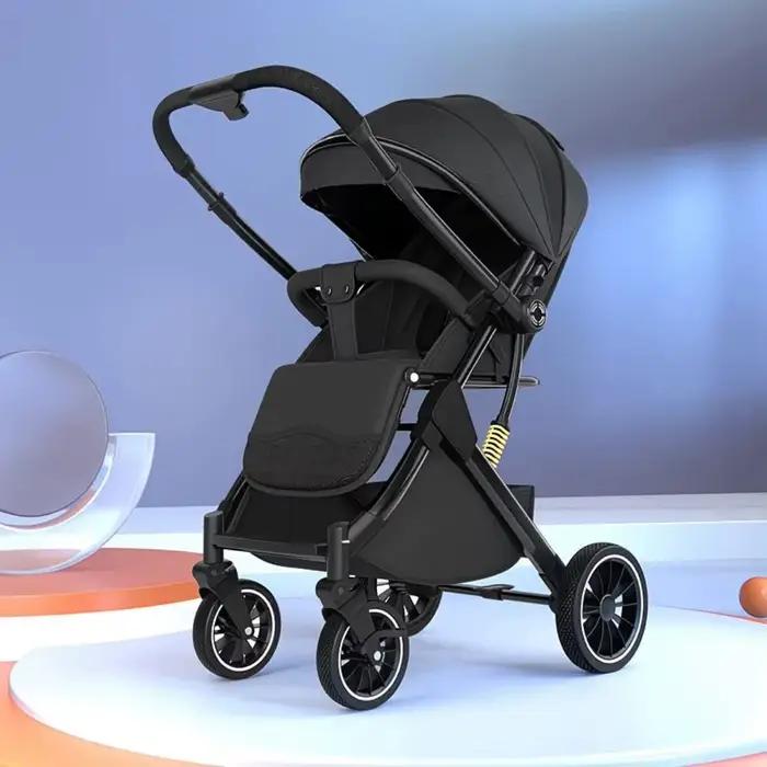 Poussette Légère pour Bébé de 0 à 3 Ans, Confortable, Plusieurs Assises et Allongées