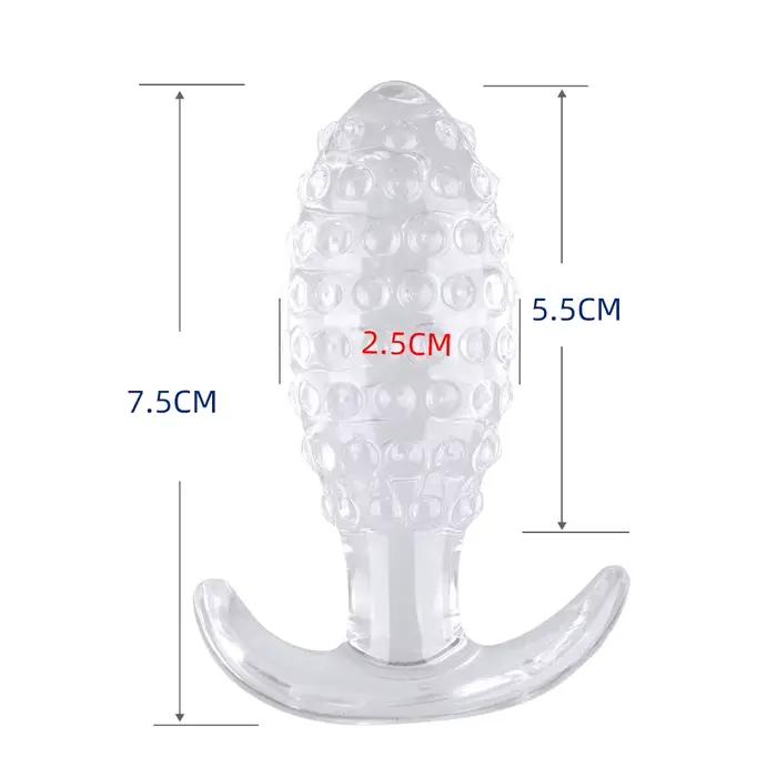 4 tailles ananas Silicone Anal godemichet Anal hommes masseur de Prostate stimulateur masturbateur j