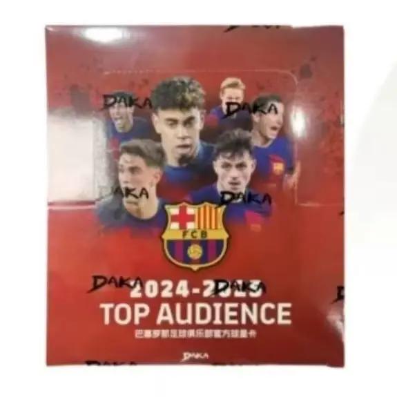 Maillots d'équipe authentiques DAKA Top Audience 2024-2025 Barcelone & Real Madrid avec cartes autog