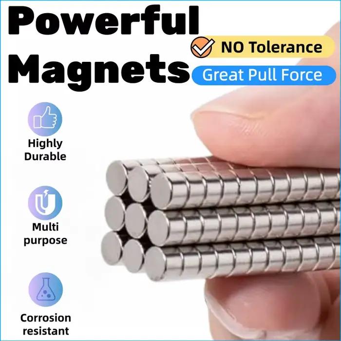 Petits aimants, mini-aimants ronds multi-usages pour coupe-ongles, réfrigérateur, miniatures, loisir
