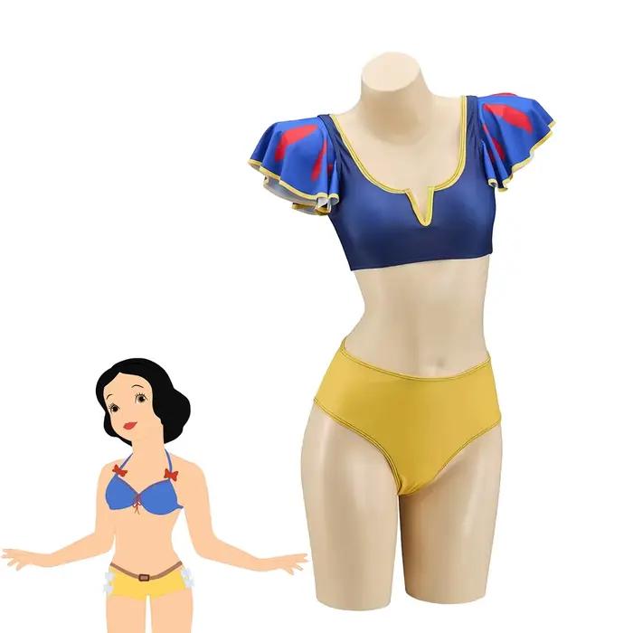 Nouveau Costume de princesse ensemble de maillot de bain femmes adultes neige été maillots de bain p