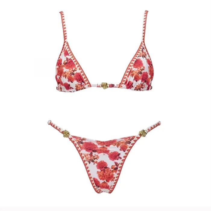 Ensemble de 3 micro bikinis 2026, nouvelle collection de maillots de bain pour femmes, maillot de ba