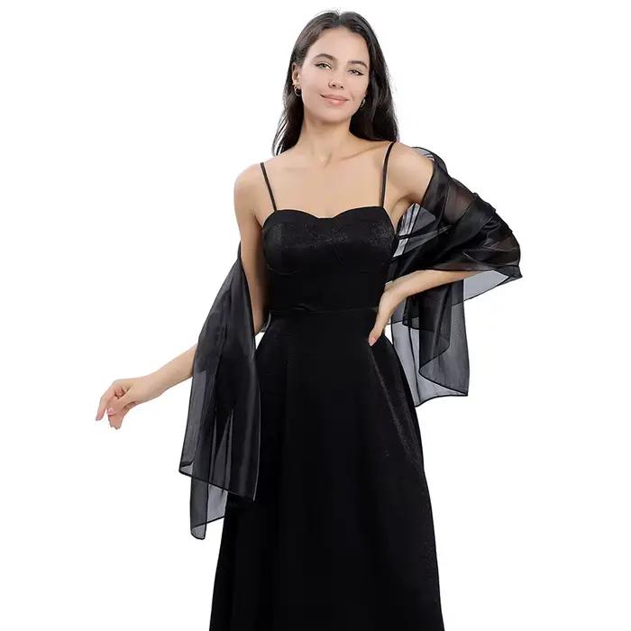 Châles élégants pour femmes, enveloppes pour robes de soirée, châle de mariée, demoiselle d'honneur,