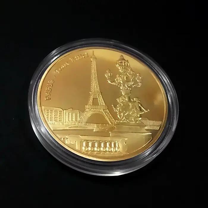 Collection de pièces de monnaie de la tour Eiffel de Paris, Collection de voyage, pièces commémorati