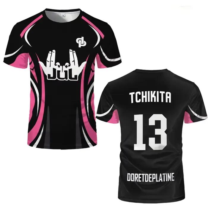 Maillot de football pour homme 2026 Été JUL TCHIKITA 13 – Séchage rapide, respirant, style Hip Hop S