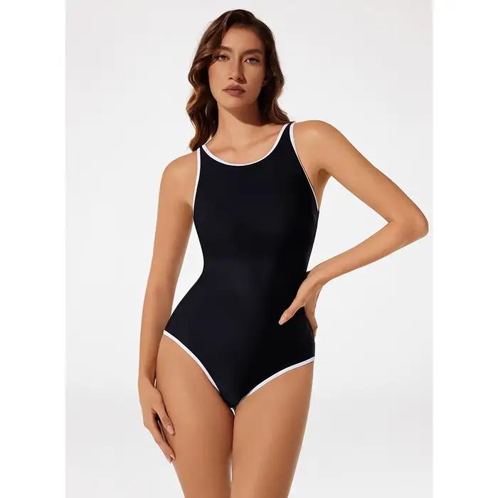 Nouveau Maillot de Bain Femme 2026 – Maillot de Bain Une Pièce Grande Taille pour Femme – Monokini F