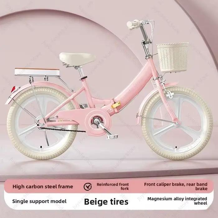 Vélo pour enfants de 8 à 10-12-13 ans, poussette pliable, vélo d'étudiant de 20 à 22 pouces, vélo po