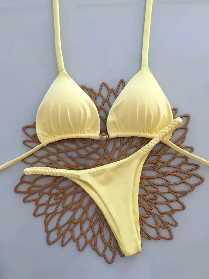 Bikinis Tendance 2026 Maillot de Bain Femme Sexy Push-Up Ensemble Bikini Brésilien INS Tenue de Plag