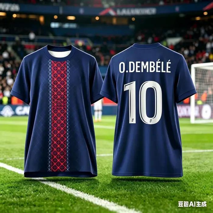 Maillot de football du Portugal, t-shirt imprimé à rayures effet pinceau, style familial pour enfant