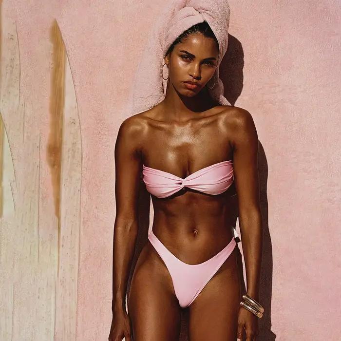 Mirco Bikinis 2026 nouveau maillot de bain femmes Sexy maillots de bain femme Bandeau Biquini Push U
