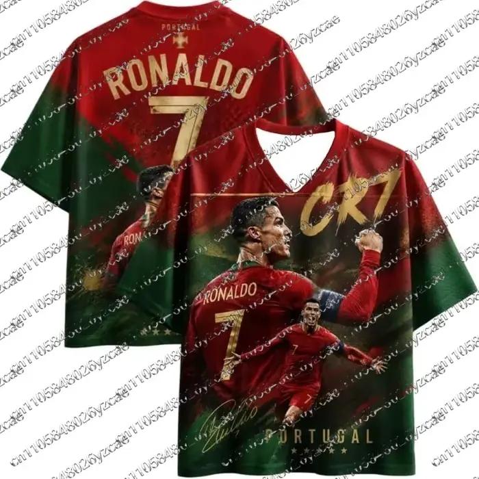 Maillot Ronaldo en promotion #   7 maillots de football édition spéciale pour hommes, femmes et enfa