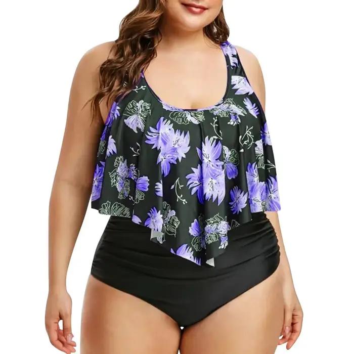 Été femmes grande taille Sexy imprimé maillot de bain brésilien maillots de bain maillots de bain ma
