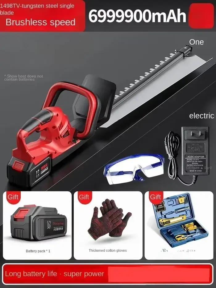 Taille-haie électrique sans fil 110 V/220 V pour l'entretien du jardin - CBA efficace et pratique