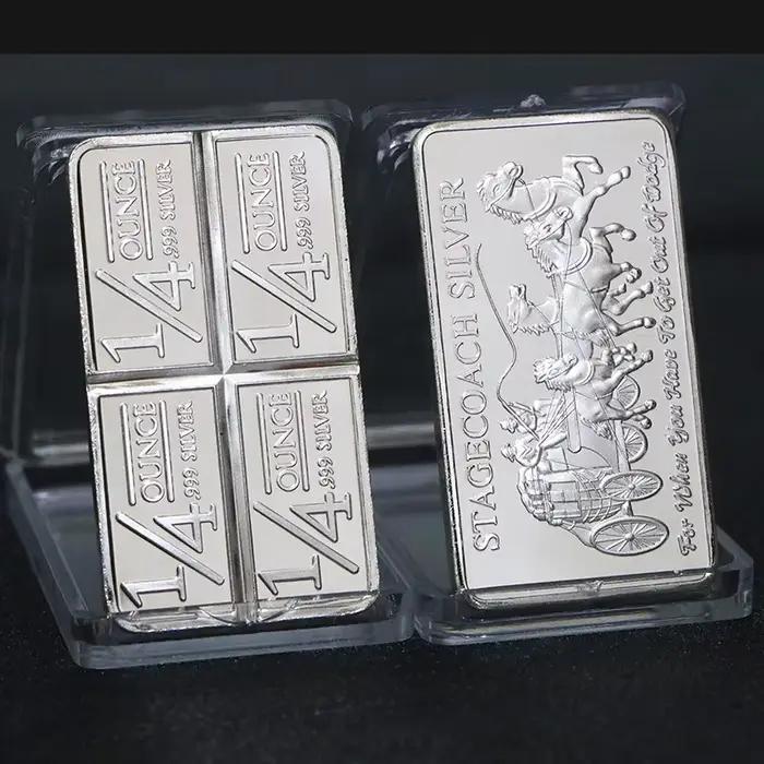 1 pièces menthe allemande 1 Troy Ounce lingots d'argent allemands réplique de pièces de monnaie Coll