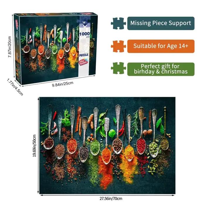 Puzzle 1000 pièces Puzzle pour adultes Impossible Puzzle jeu de compétences pour toute la famille Pu