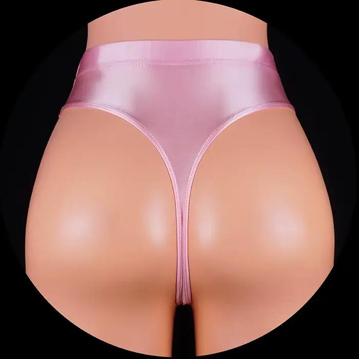 Bikini brésilien brillant en T pour femme, string astronomique, maillot de bain sexy, culotte imbibé