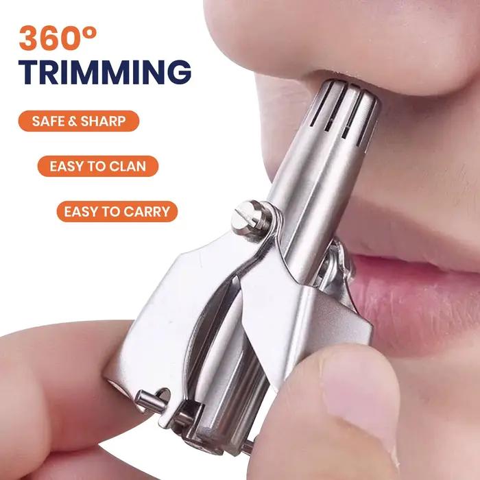Tondeuse à cheveux d'oreille et de nez tondeuse à cheveux indolore pour hommes femmes tondeuse manue