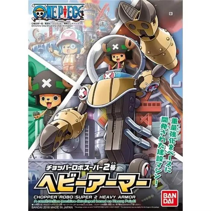 Bandai Original One Piece Chopper VO.1 VO.2 Collection de robots méca composites Figurines d'action 