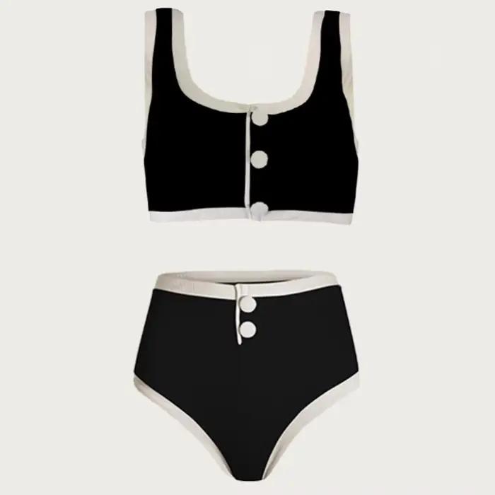 Maillot de bain deux pièces pour femmes, sexy, soutien-gorge push up, style brésilien, vêtements de 