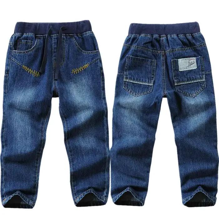 Jeans pour garçons, vêtements Design de marque printemps/automne pour tout-petits, pantalons en Deni