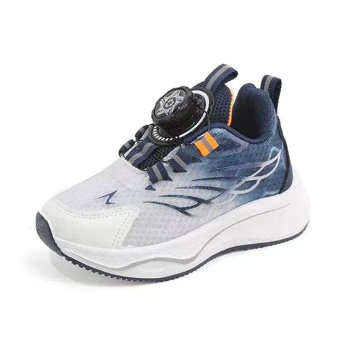 Tenis enfant chaussure baskets décontractées pour garçon enfant chaussure pour fille boutons rotatif