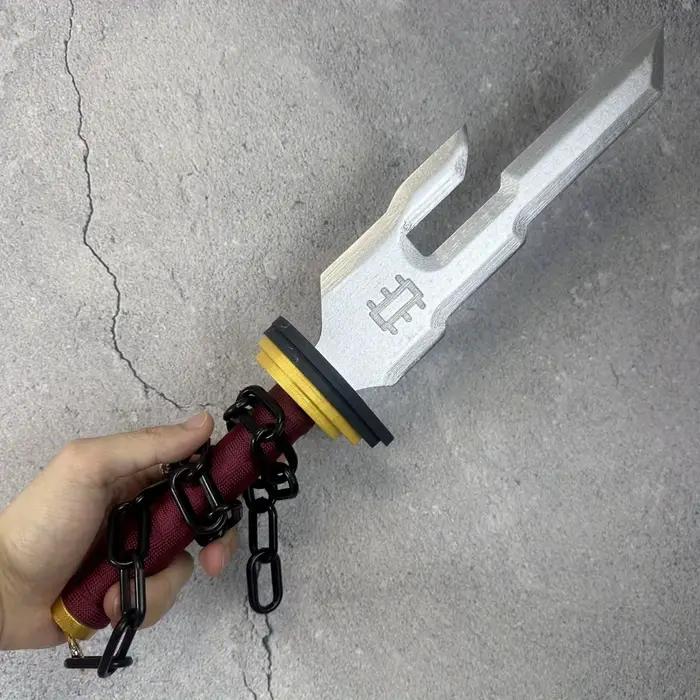 Fushiguro Toji Katana, accessoire de dessin animé Toji, épée réelle, pleine taille, japonais Katana 