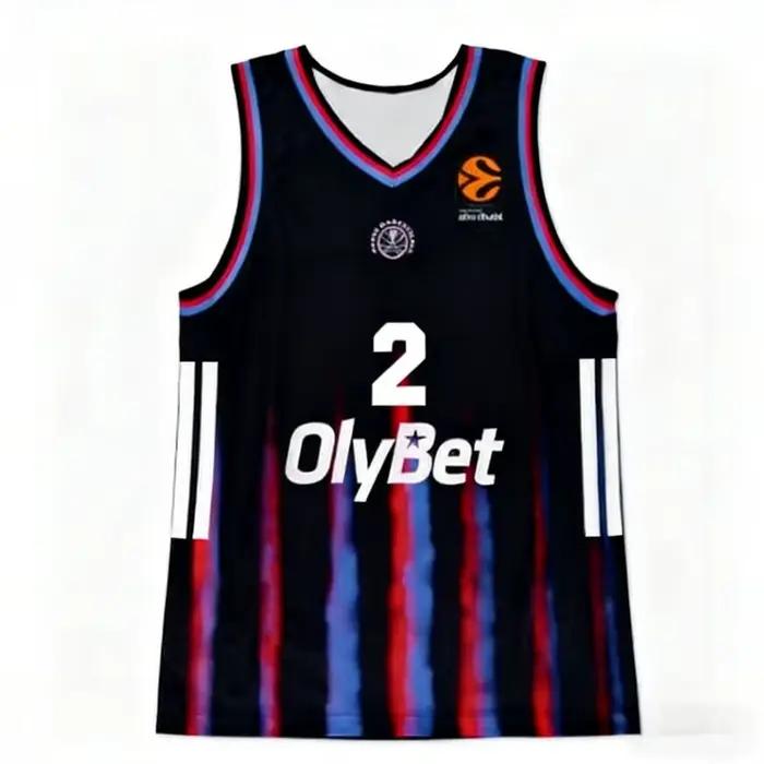 Nouveau Maillot de Basketball Homme Français 2026 – Tenue de Sport pour le Tournoi de Basketball Eur