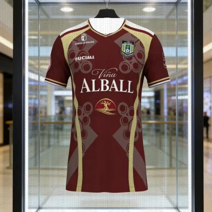 Maillot de Futsal Valdepeñas Viña Albali 2026 – Haut d'entraînement de football en salle pour hommes