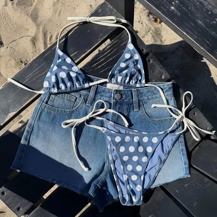 Micro bikinis 2025, maillot de bain sexy pour femmes, ensemble de bikini féminin, push-up, biquini, 