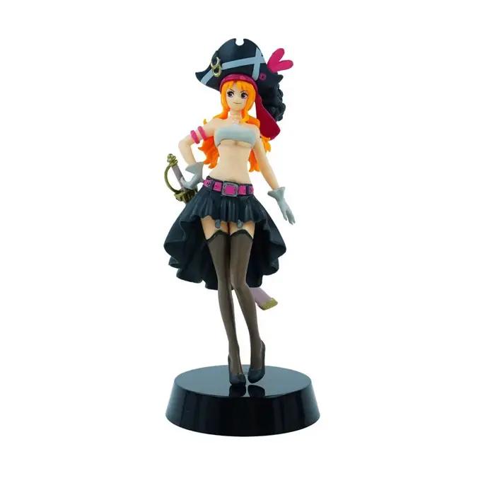 Figurine d'action Nami vêtements noirs de l'anime One Piece, figurine à habiller ONE PIECE FILM RED,