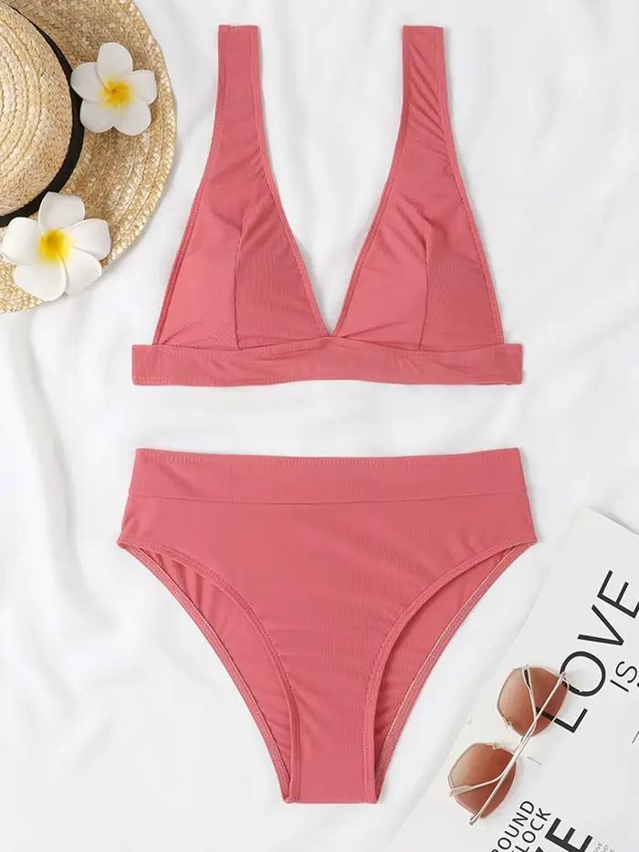 Sexy Bikinis 2025 femmes solide maillot de bain femmes rembourré maillots de bain femme maillots de 