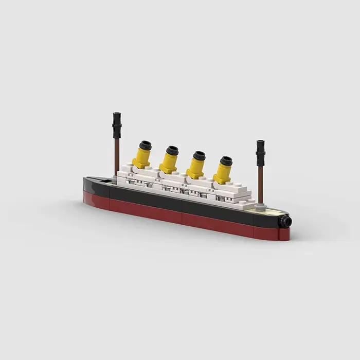 MOC Titanic – blocs de Construction de modèle de bateau de croisière, ensemble de briques, Kit de bateau, ensembles de Construction, jouets à assembler pour enfants, jouets de décoration