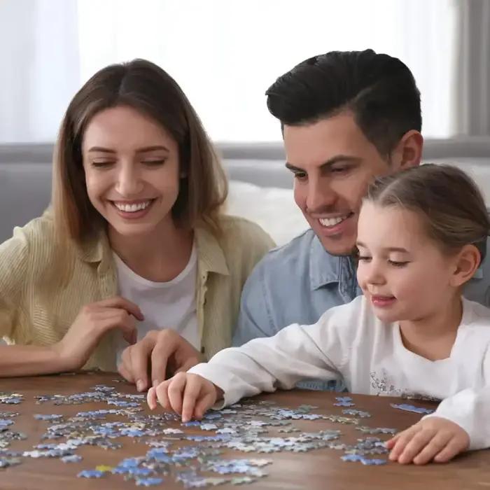 1000/500/300/120 Pieces Outdoor Play Cartoon Jigsaw Puzzles for Adults Home Decor Challenging Family Fun Educational Toys Game